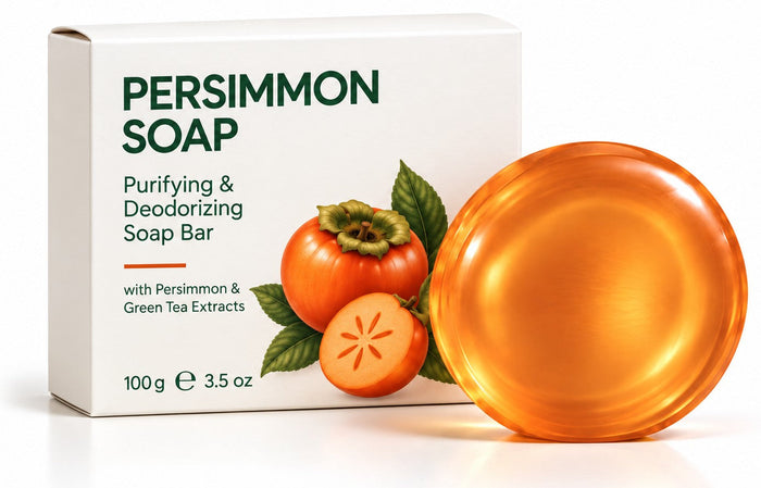 OVASI Persimmon Body Bar next to its box